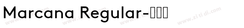 Marcana Regular字体转换